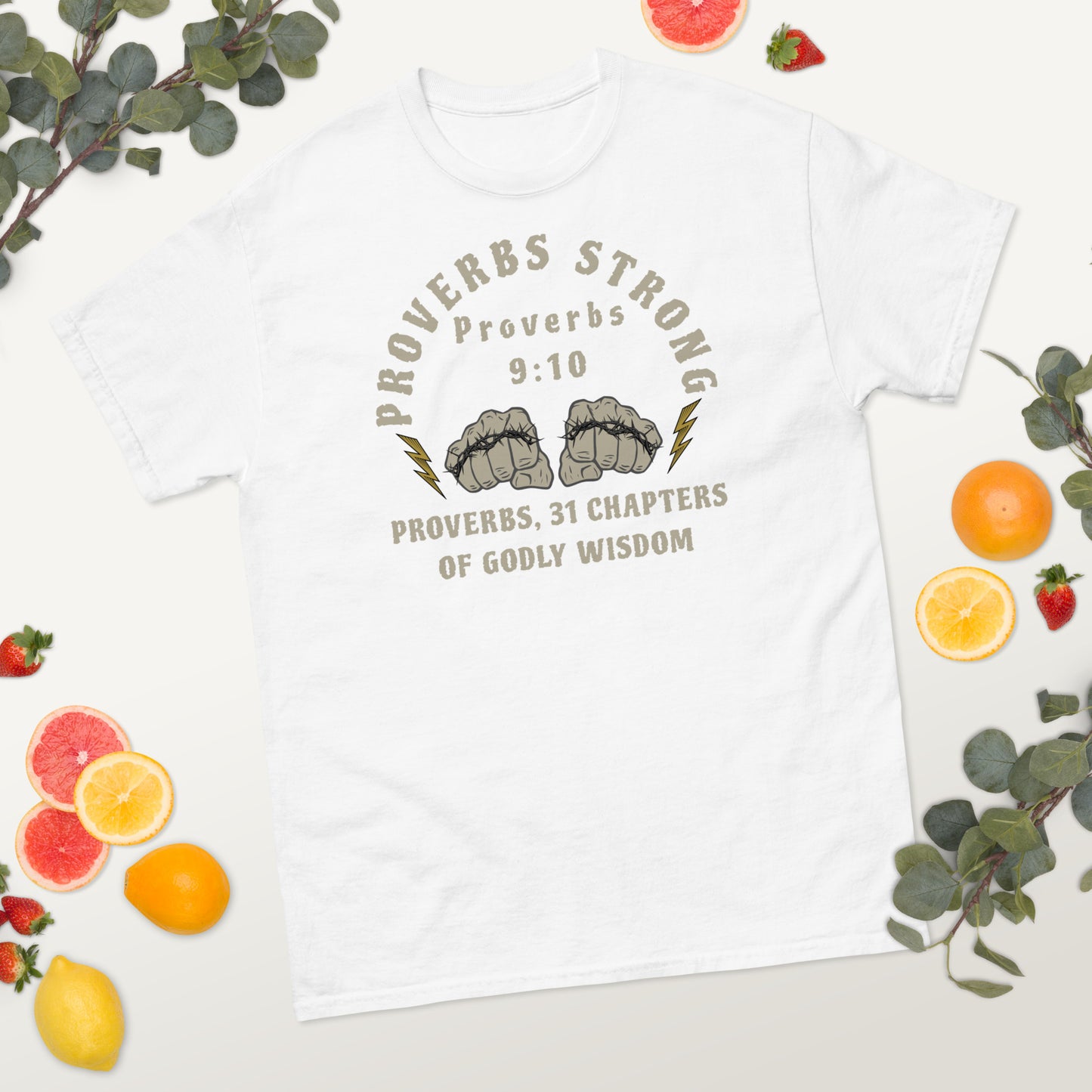 Proverbs Strong Men's classic tee by Holy Shirtz