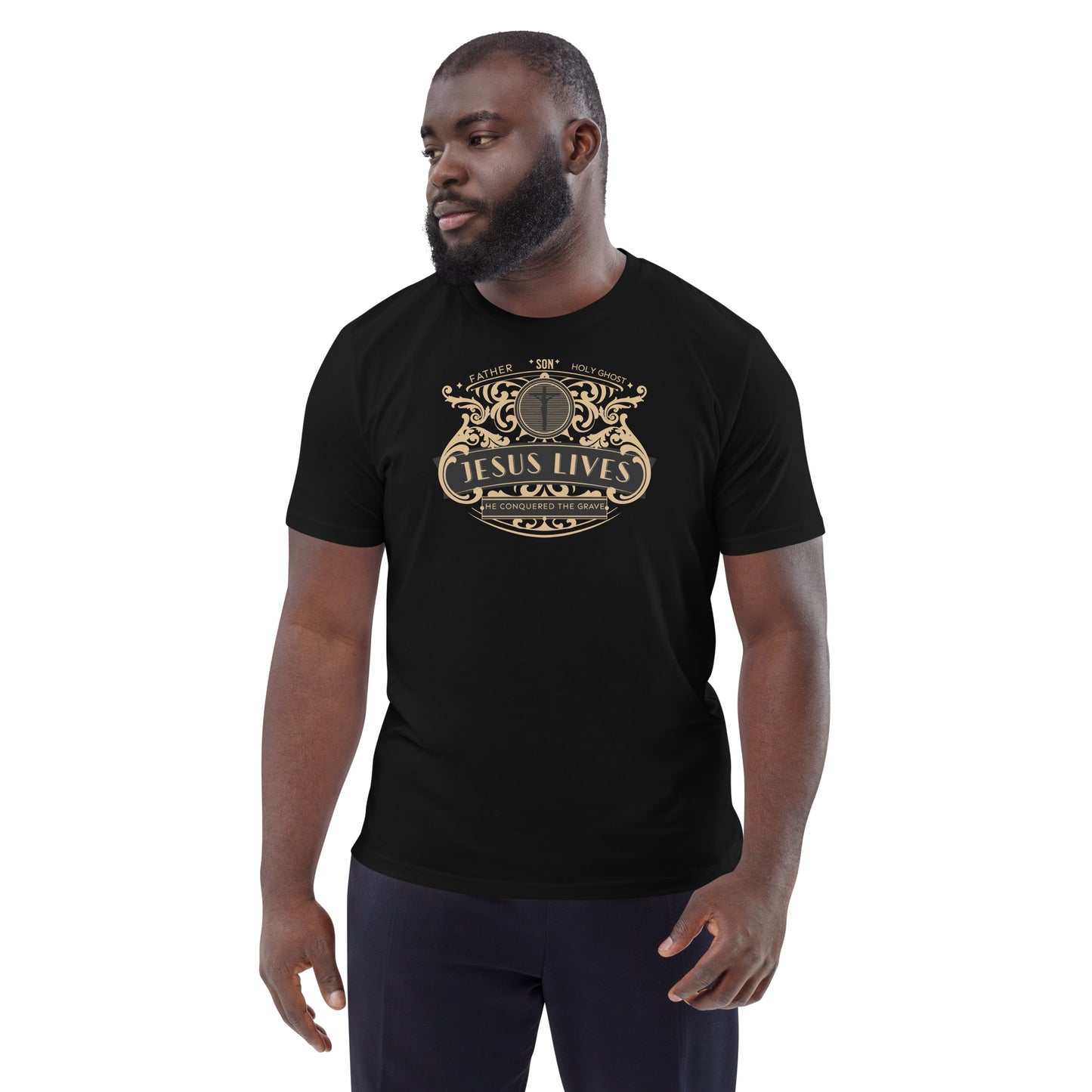 Jesus Lives Unisex organic cotton t-shirt by Holy Shirtz