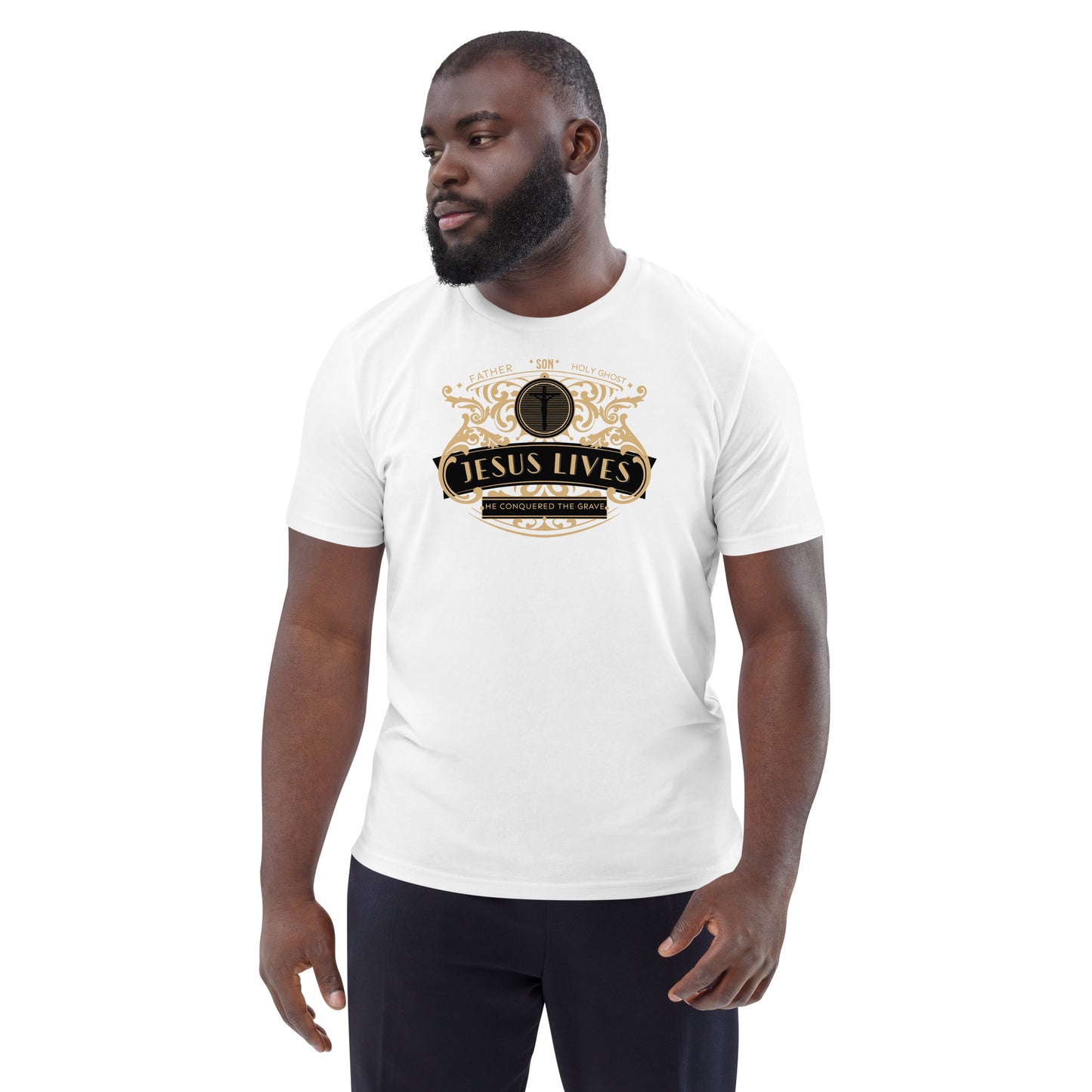 Jesus Lives Unisex organic cotton t-shirt by Holy Shirtz