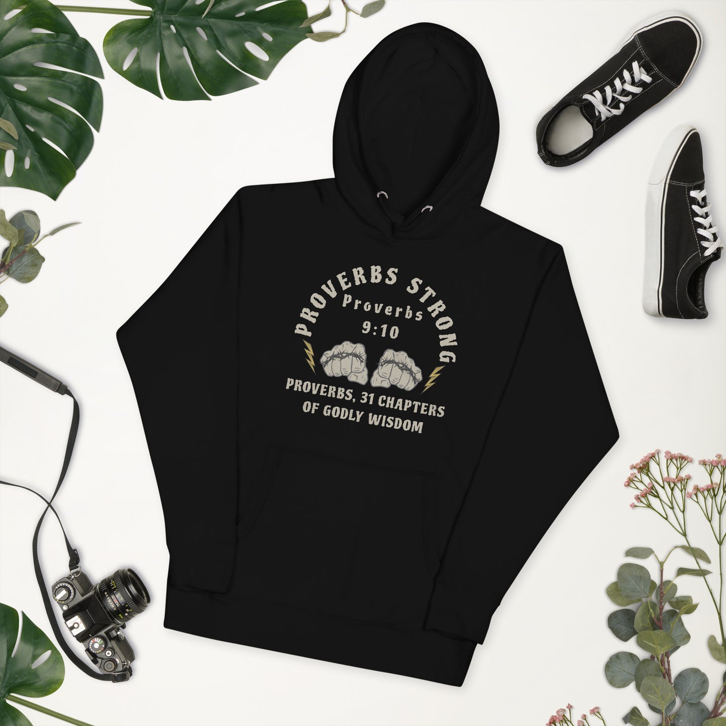 Proverbs Strong Unisex Hoodie By Holy Shirtz