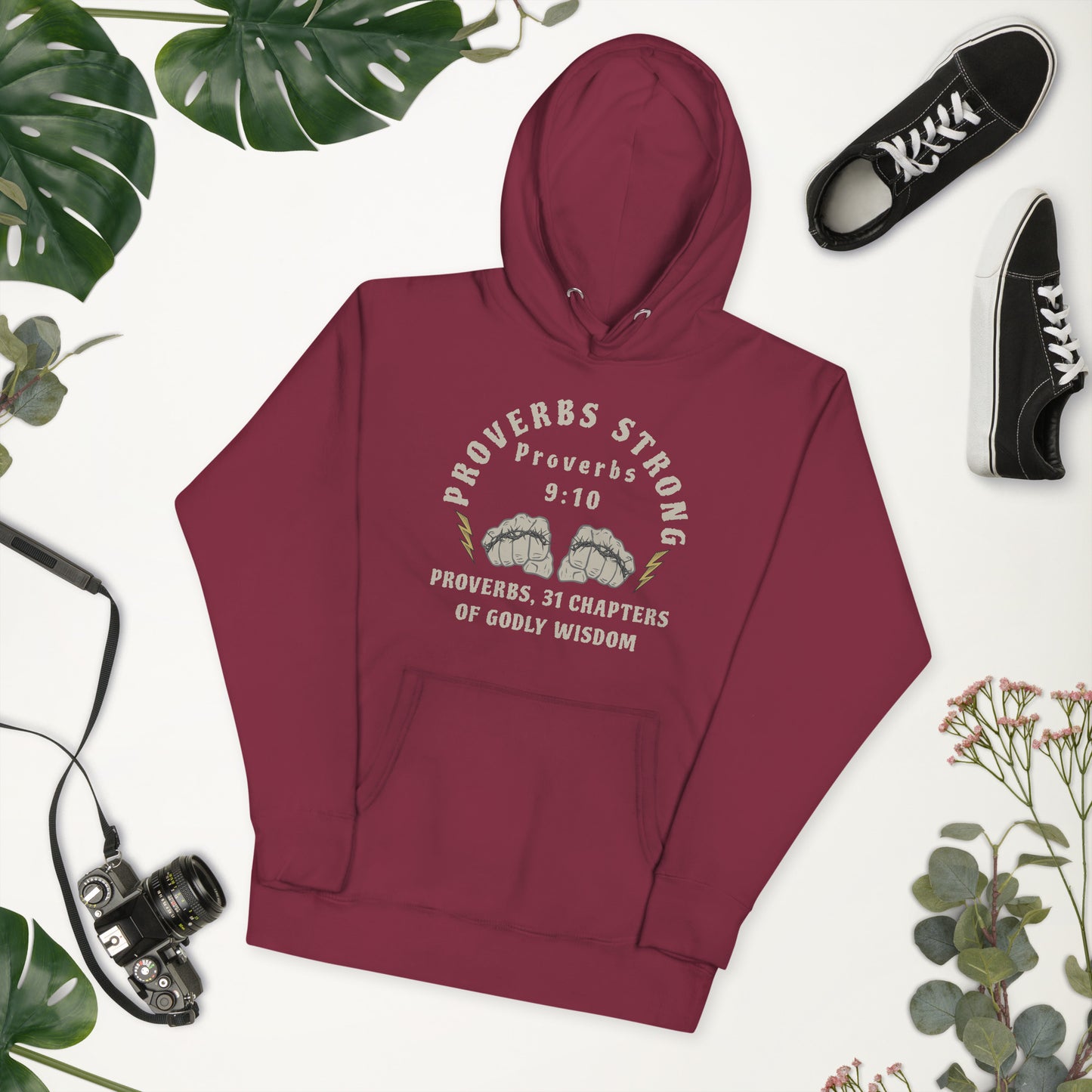 Proverbs Strong Unisex Hoodie By Holy Shirtz