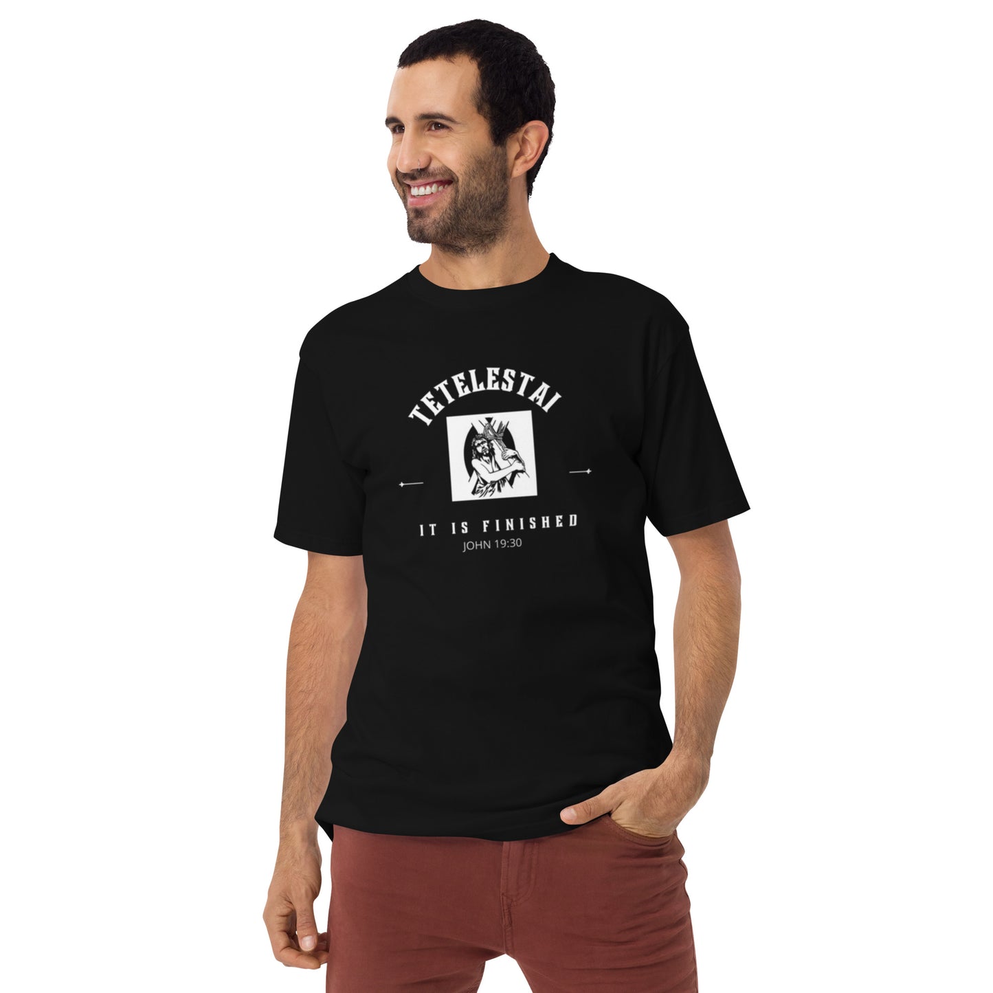 Tetelestai Men’s premium heavyweight tee