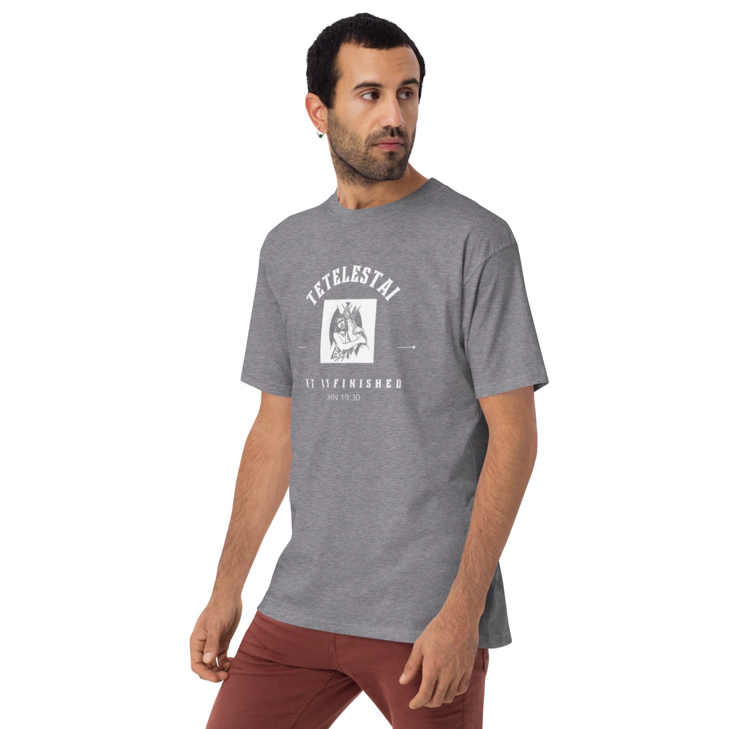 Tetelestai Men’s premium heavyweight tee