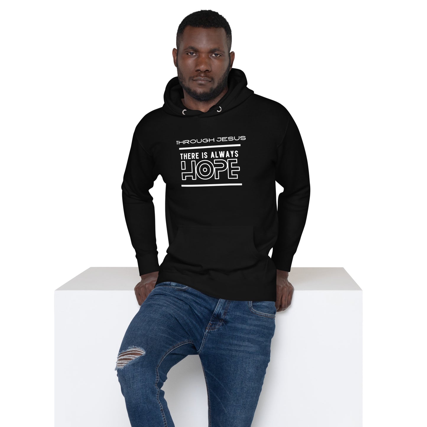 Through Jesus Unisex Hoodie by Holy Shirtz