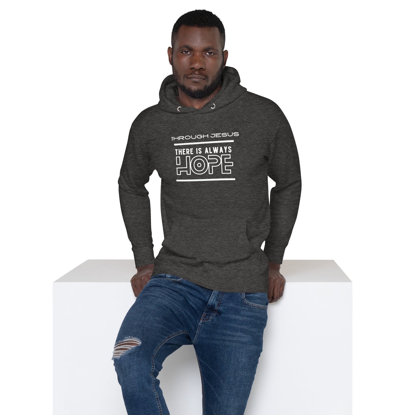 Through Jesus Unisex Hoodie by Holy Shirtz