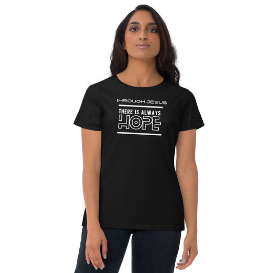 Through Jesus Women's short sleeve t-shirt