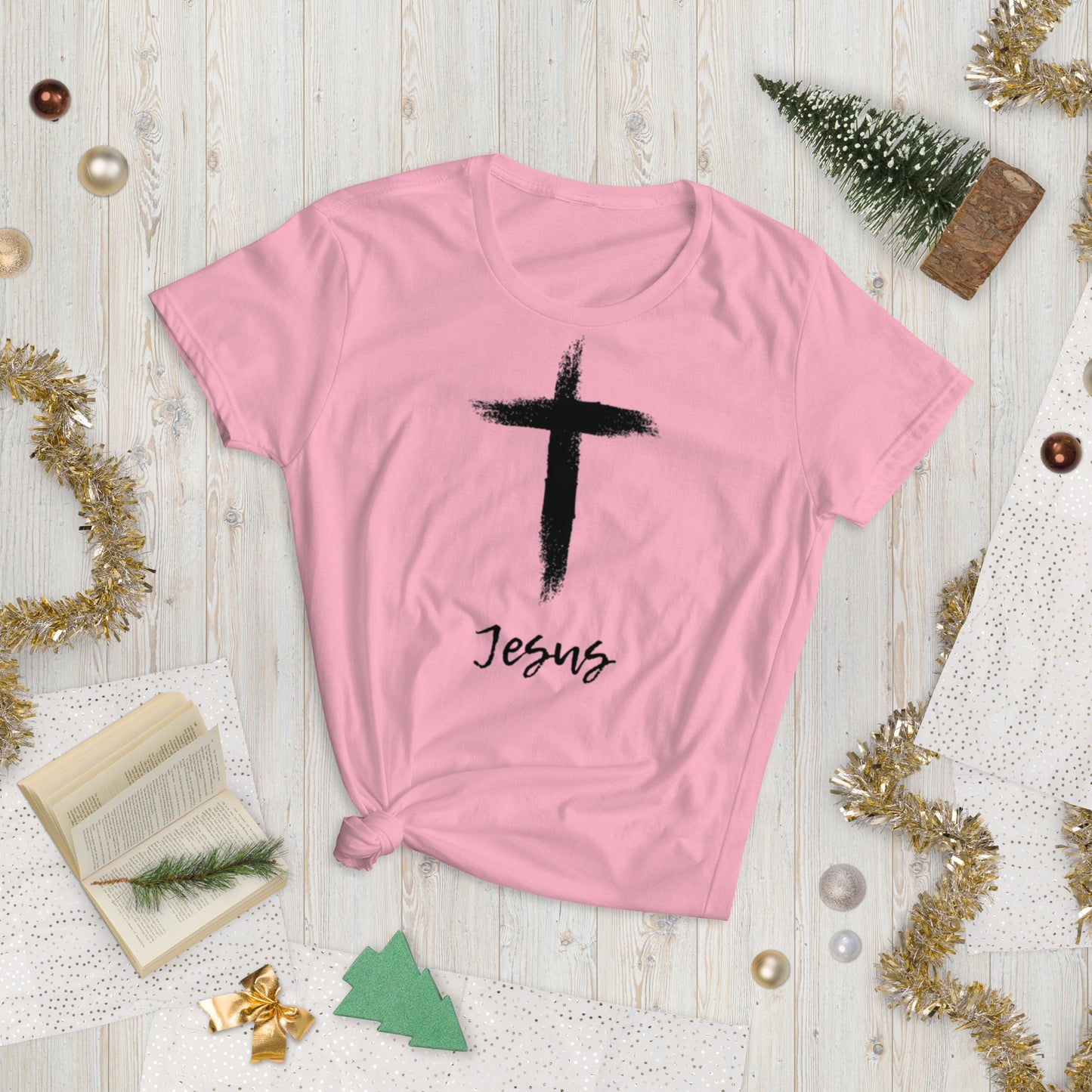 Jesus Women's short sleeve t-shirt By Holy Shirtz