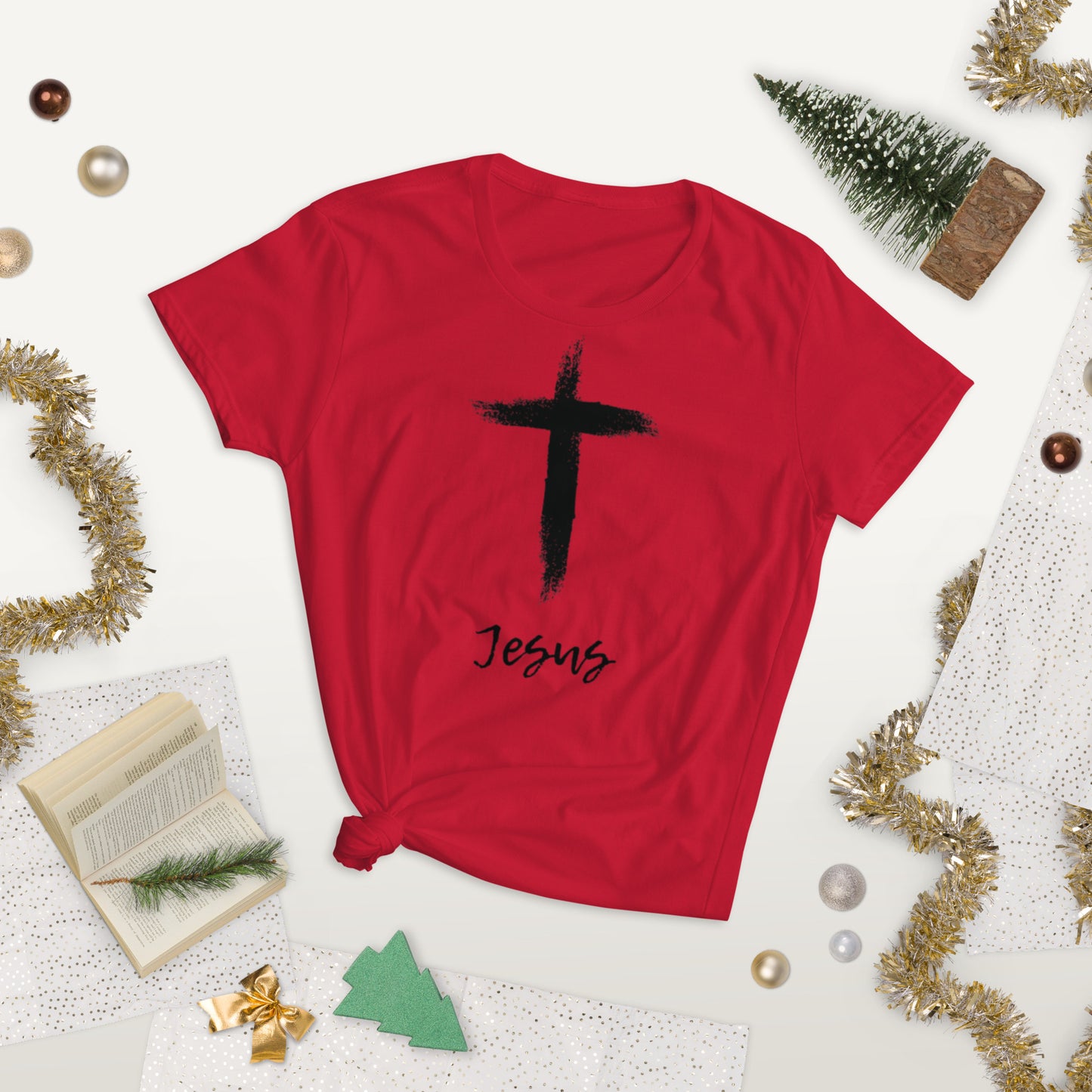 Jesus Women's short sleeve t-shirt By Holy Shirtz