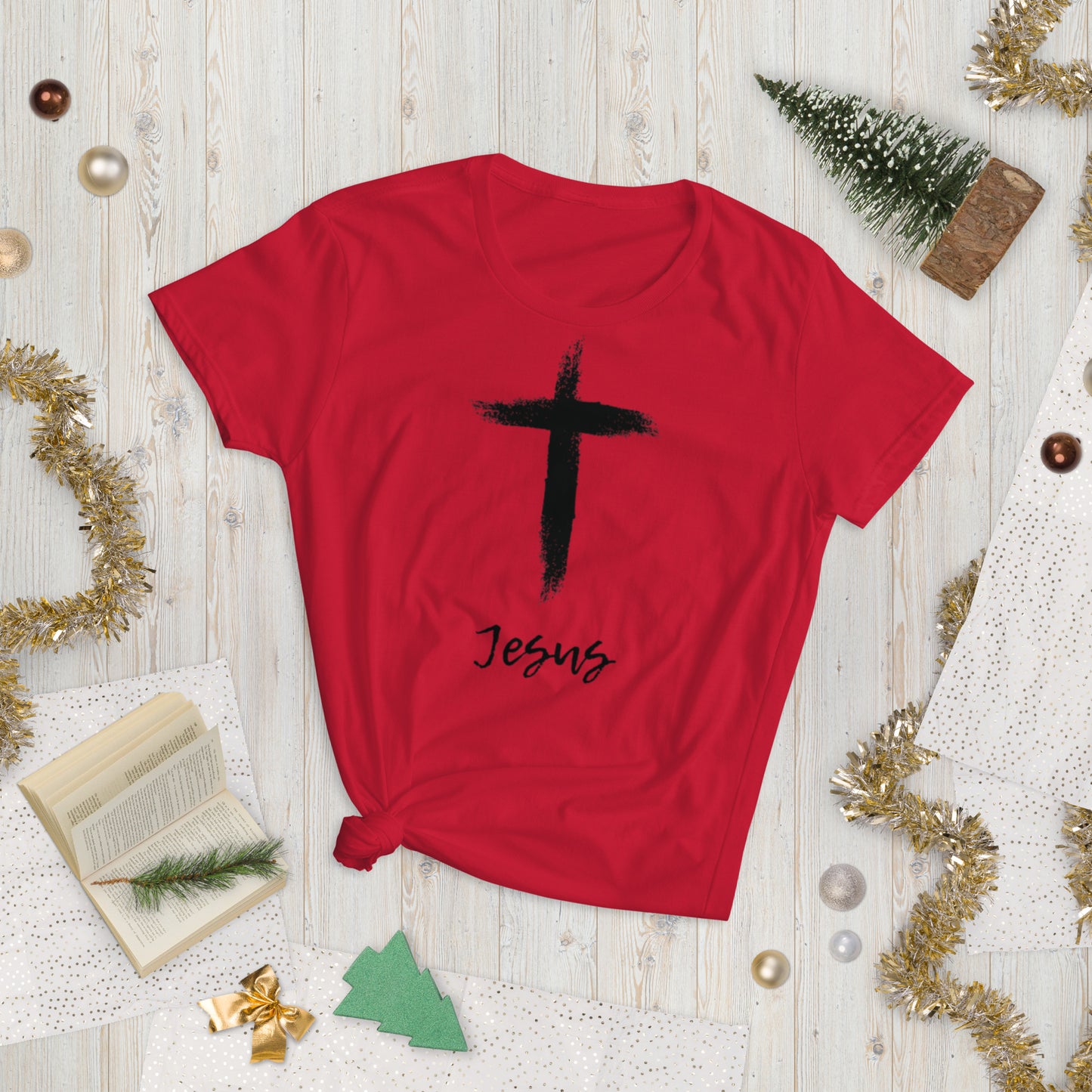 Jesus Women's short sleeve t-shirt By Holy Shirtz