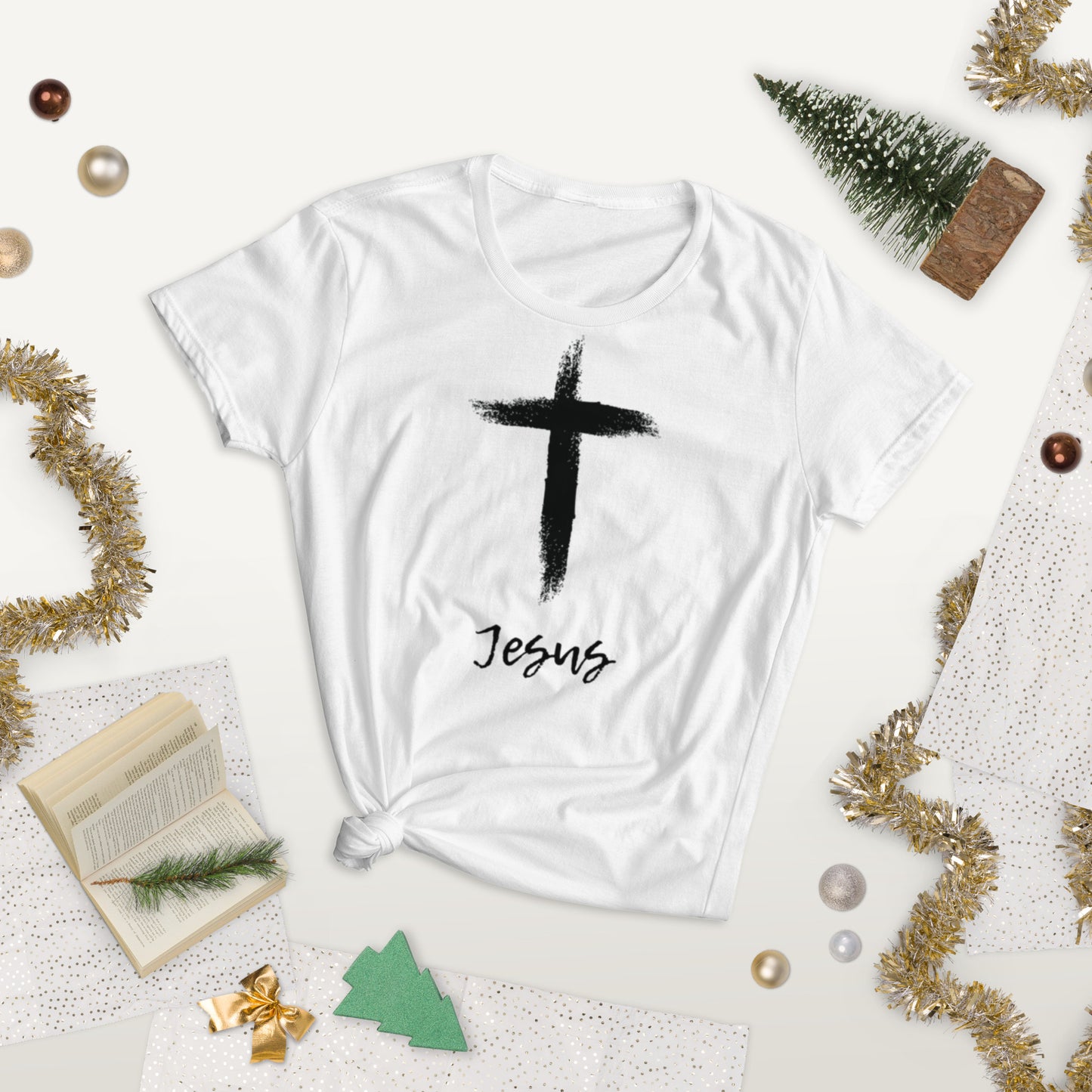 Jesus Women's short sleeve t-shirt By Holy Shirtz