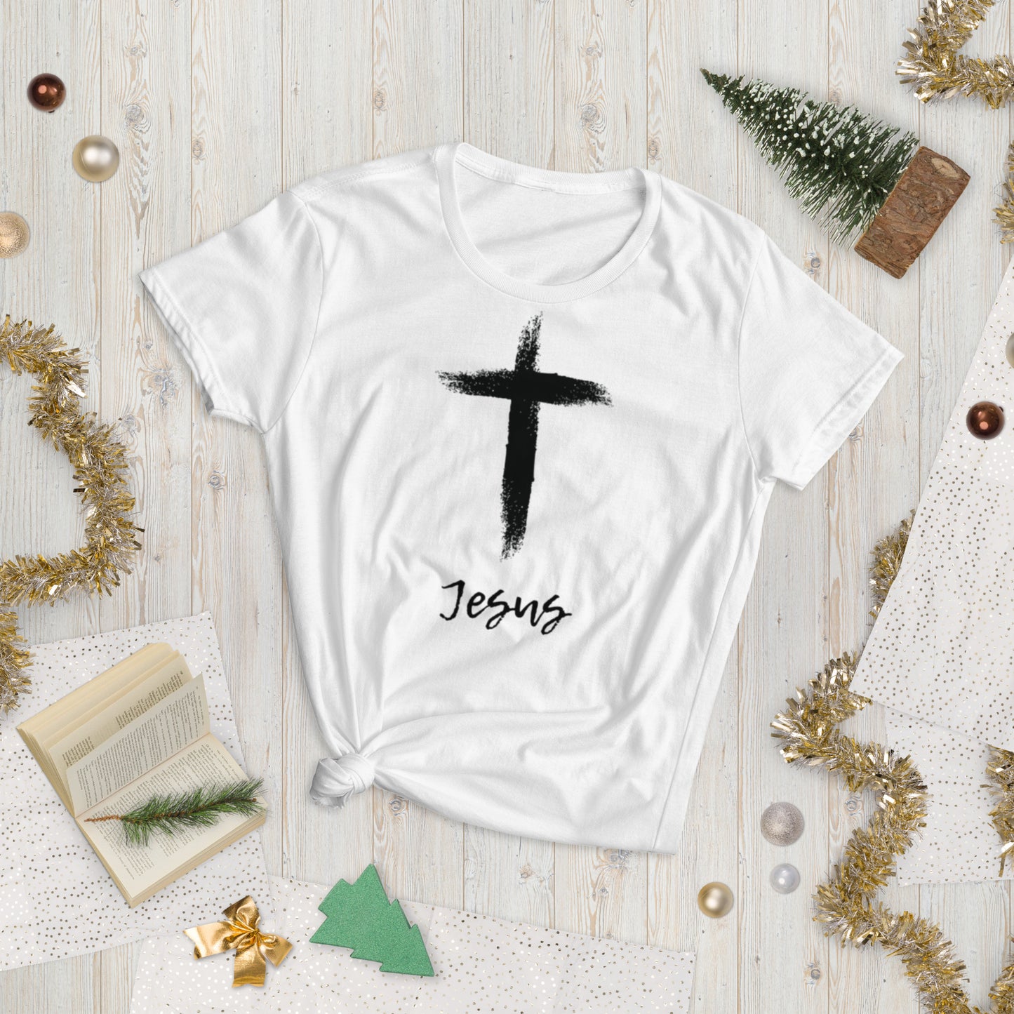 Jesus Women's short sleeve t-shirt By Holy Shirtz